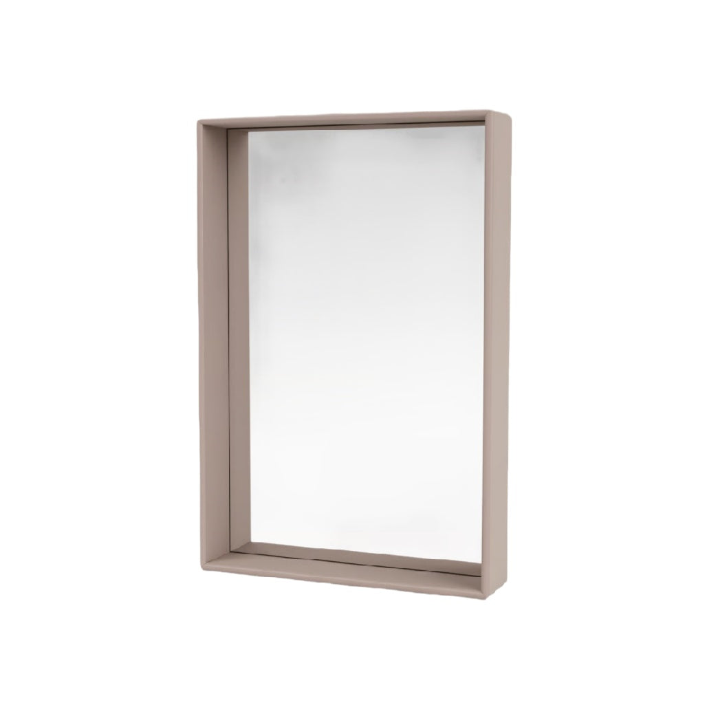 Modern Rectangular Wall Mirror with Minimalist Frame