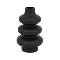 Modern Black Silicone Flower Vase - Sleek Design for Home Decor